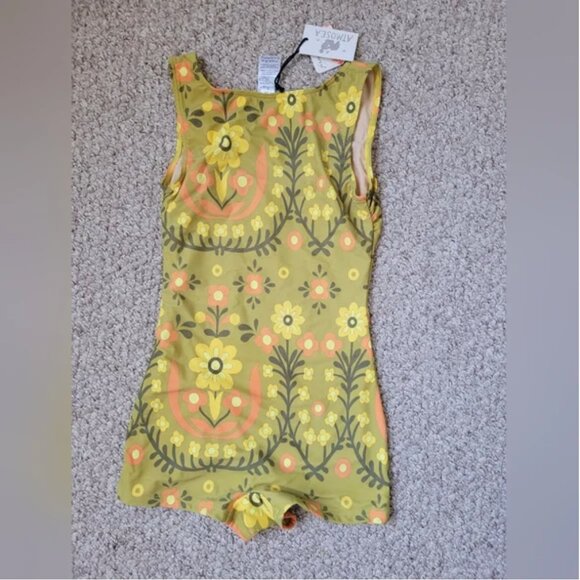 Free People Atmosea Surf Swim One Piece Floral Suit size S - Picture 5 of 7